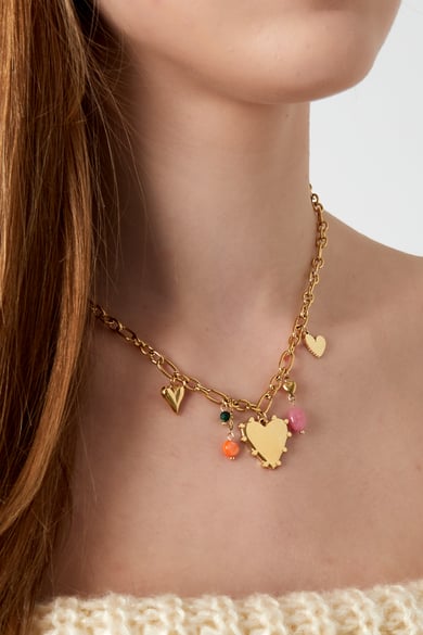 Varietà di collana d'amore - Colore oro h5 Immagine2